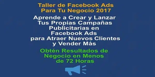 Taller de FB Ads Para tu Negocio