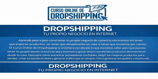 Curso online de Dropshipping