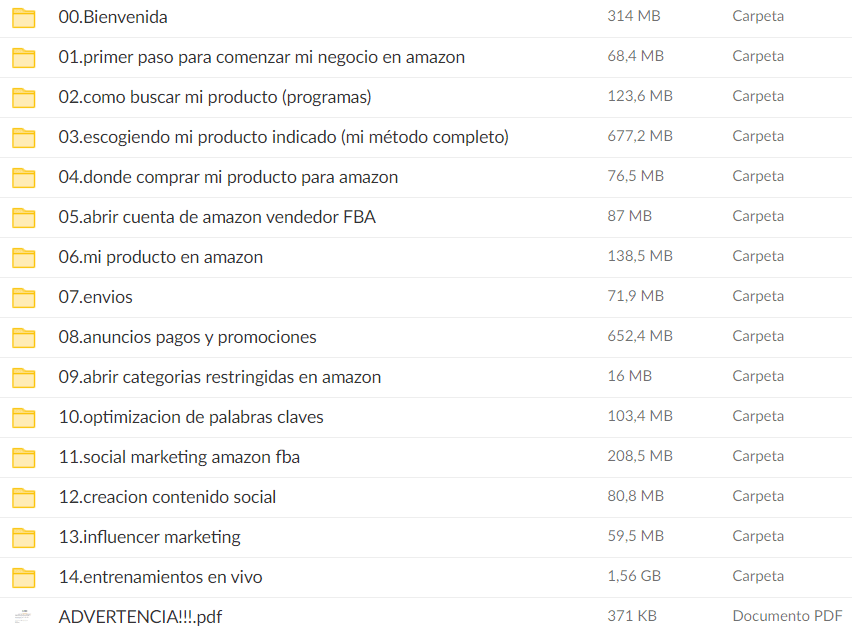 Descarga Curso FBA Empresa Descarga Curso FBA Empresa