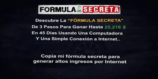 FORMULA SECRETA