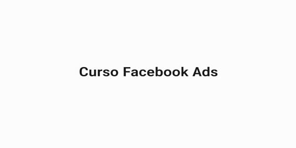 Curso Facebook Ads