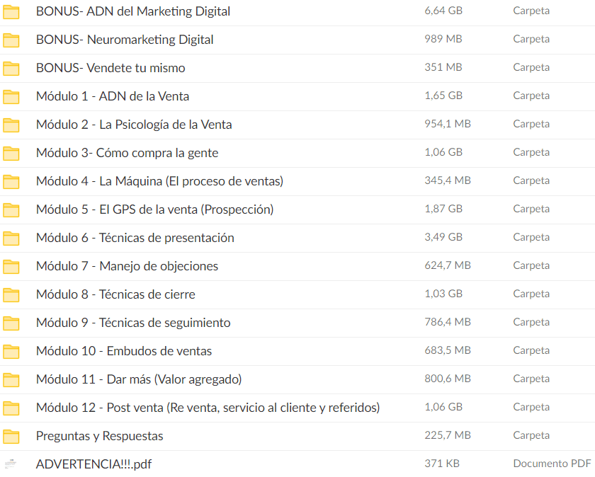 Descarga Master en Ventas Descarga Master en Ventas