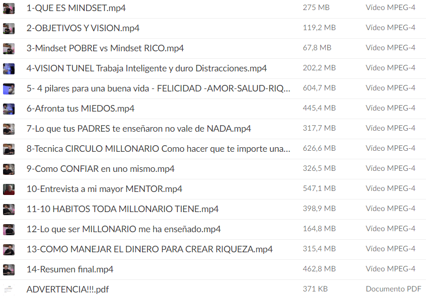 Descarga MINDSET MILLONARIO Descarga MINDSET MILLONARIO