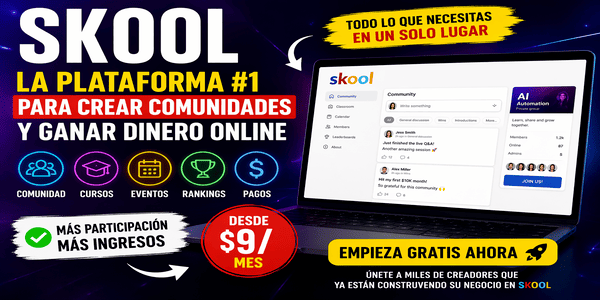 Qué es Skool y cómo ganar dinero